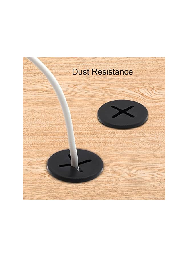 promass Desk Grommet, 3/4 Inch Flexible Rubber Grommets, Silicone Cable Cord Grommet Wire Hole Cover for Desk, Table and Other Furnitures(12 Pack) - Image 5
