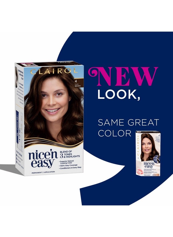 Clairol Nice'n Easy Permanent Hair Color, 6.5 Lightest Golden Brown, 1 Count - Image 4