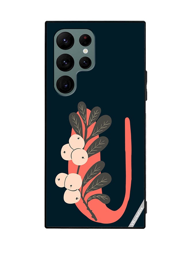 VR CREATIVE - Protective Case Cover For Samsung Galaxy S22 Ultra 5G Alphabet U Design Multicolour - Image 1