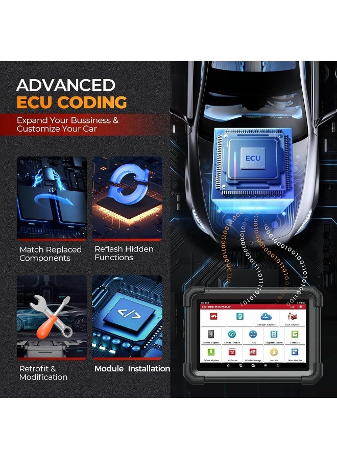 LAUNCH X431 IMMO Plus with PROG3 Tool, All-System Diagnostics, ECU Coding Scan Tool, 39+ Services, Bi-Directional Control, 2-Year Updating - Image 2