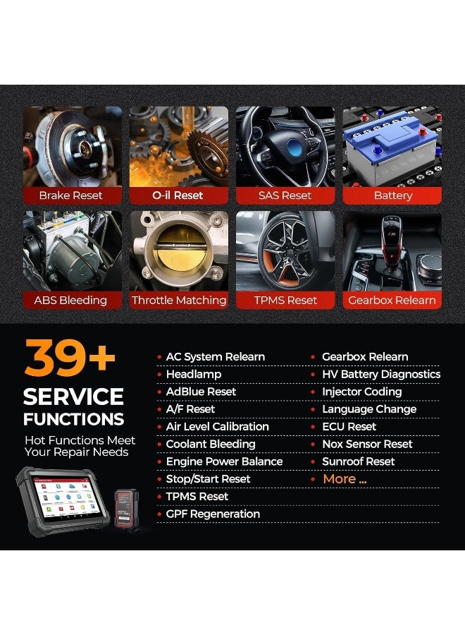 LAUNCH X431 IMMO Plus with PROG3 Tool, All-System Diagnostics, ECU Coding Scan Tool, 39+ Services, Bi-Directional Control, 2-Year Updating - Image 5