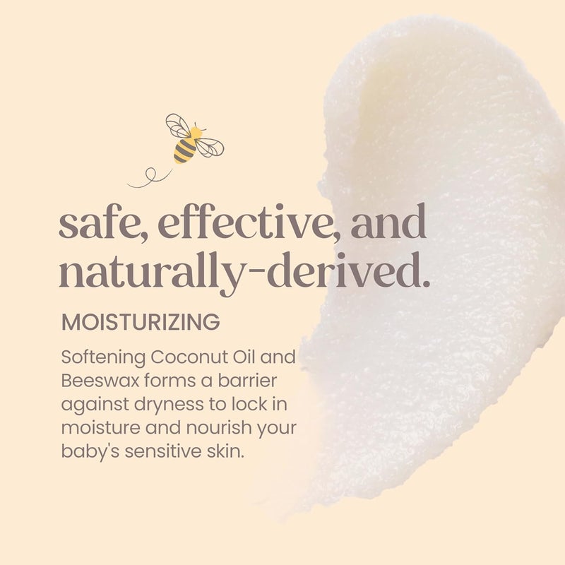 Burt's Bees مرهم متعدد الاستخدامات 100% طبيعي للأطفال، مرهم للوجه والجسم للأطفال - علبة 7.5 أونصة - Image 3