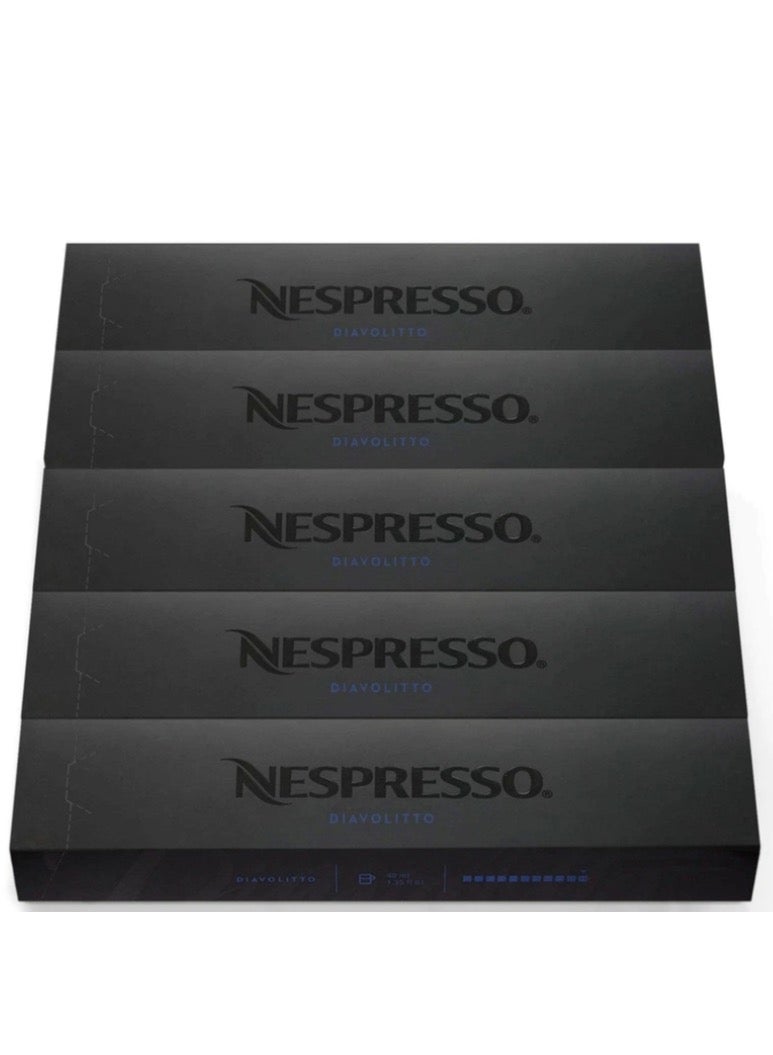Nespresso Diavolitto coffee pods capsules