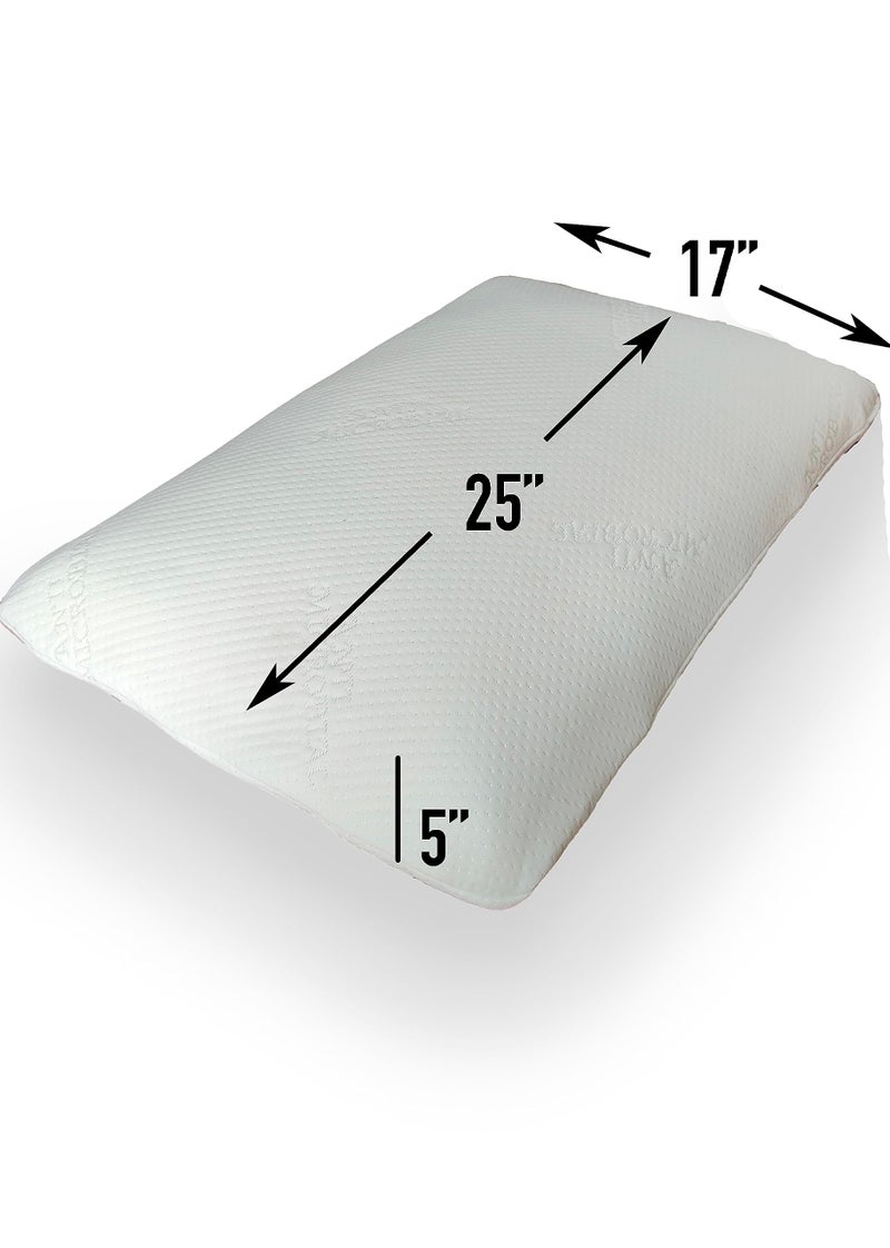 NK Textiles Memory Foam Cervical Contour Pillow for Sleeping, Orthopedic Pillow for Neck Pain, Support for Back,Stomach,Side Sleepers - Image 5