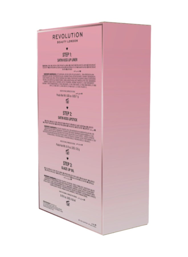 Makeup Revolution Revolution Perfect Pout Set-Lipstick,Lipoil And Lip Liner Gift Set - Image 2