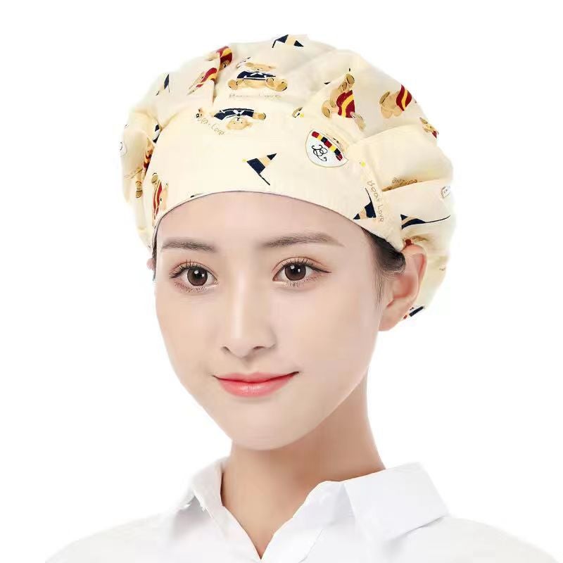 Chef Hat For Women, Kitchen Work Hat, Catering Hat, Anti-Oil Smoke, Adjustable For Men And Women, Cooking Hat, Restaurant Canteen Hat, Custom Embroidery - Image 1