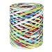 G2PLUS Colored 262 Feet Raffia Paper Ribbon 6 Colored Packing Paper String Red Green Blue Raffia Ribbon for Christmas Gift Wrapping DIY Arts Crafts Decoration - Image 2