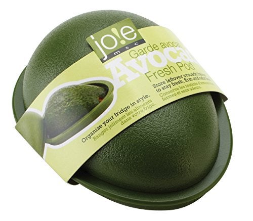 Joie Fresh Pod Avocado Storage Container, Keeps Leftover Half Flavorful and Firm in Fridge, Reusable Kitchen Gadget, BPA Free, Dishwasher Safe - Image 1