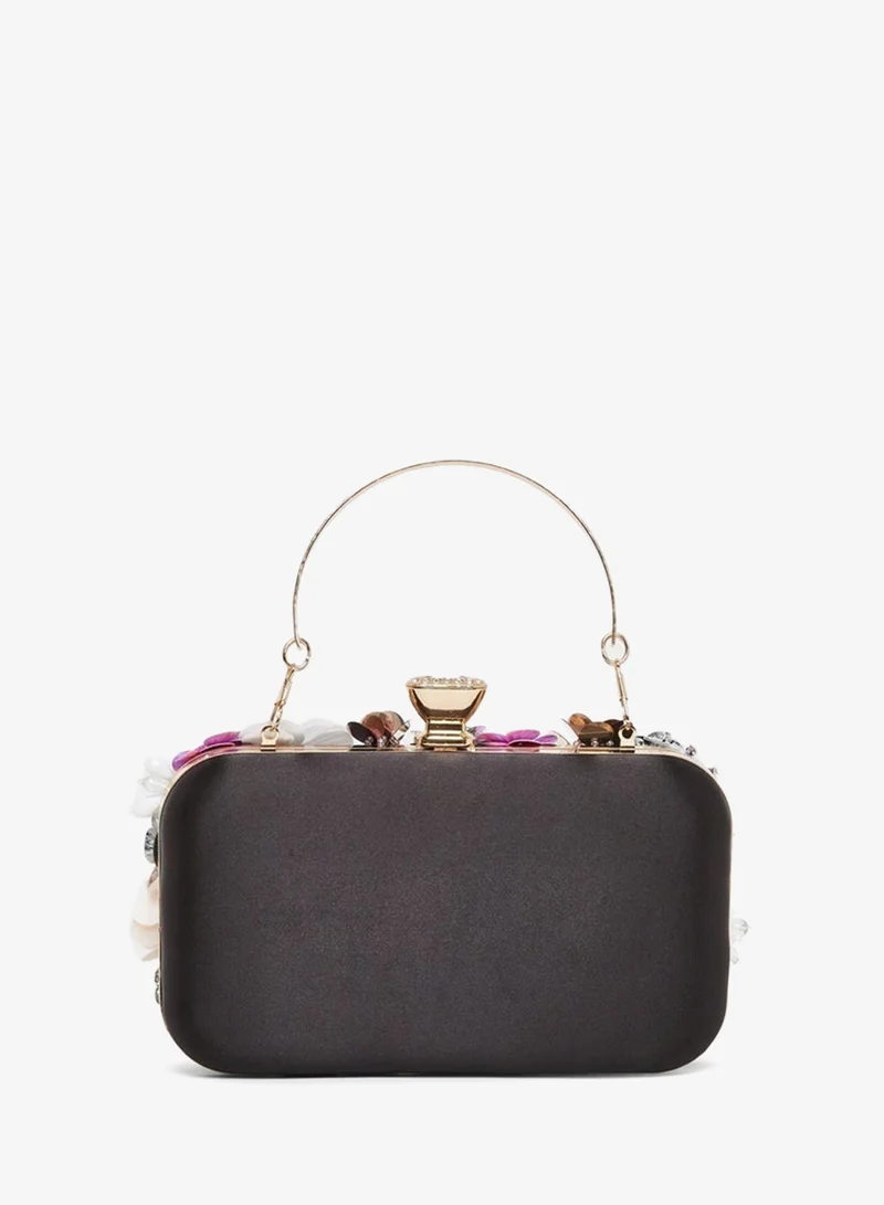 Styli  Floral Embellished Clutch for Women | Best Price UAE