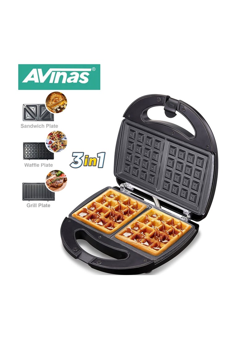 Generic - AVINAS AV-313S Multifunction 3 in 1 Sandwich Maker, Waffle Maker, Steak Roast Machine - Image 1