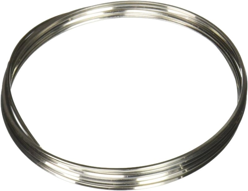 Beadalon سلك ستانلس ستيل مربع لامع 18 قياس من بيدالون 180S218 لصنع المجوهرات 175م - Image 1