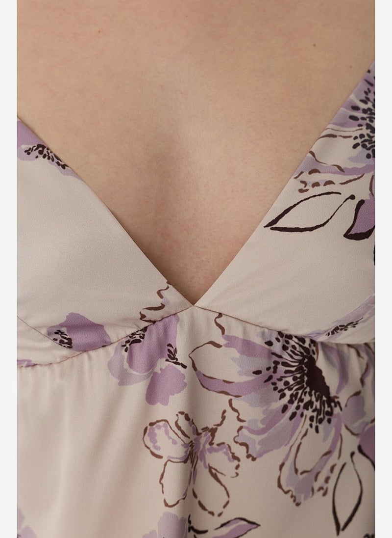 Penti Women Petal Satin Pastel Beige Camisole - Image 3