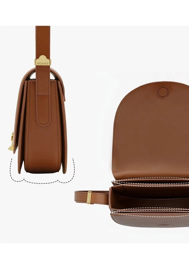 AC - A.Cloud Sunset Saddle Bag Vintage Roman Column Shoulder Bag Modern Underarm Handbag - Image 1