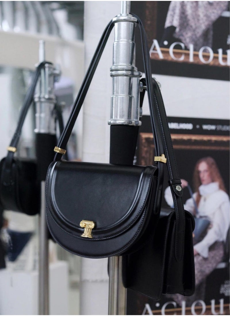 AC - A.Cloud Sunset Saddle Bag Vintage Roman Column Shoulder Bag Modern Underarm Handbag - Image 1