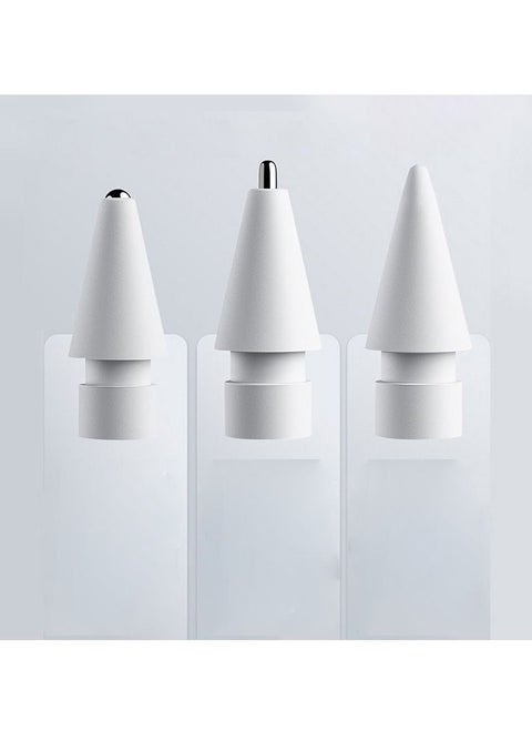 Nibs for Apple Pencil with 3-Piece Pen Tips No Wear Out Fine Point Precise Control for 1st Gen and 2nd Generation