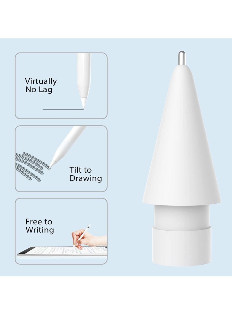 Generic - Nibs for Apple Pencil with 3-Piece Pen Tips No Wear Out Fine Point Precise Control for 1st Gen and 2nd Generation - Image 1