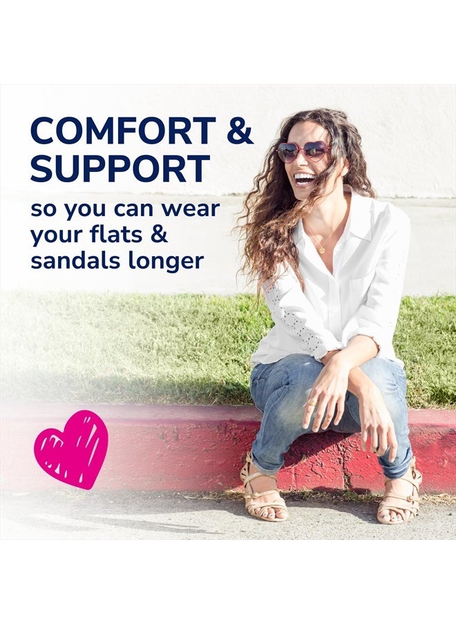 Dr. Scholl's ® Love Your FLATS & SANDALS Arch Cushions, All-day Comfort for Loafers, Sandals, & Flats, Prevent Discomfort, Low & High Arch Supports, No Trim Required Inserts, Women Size 6-10, 1 Pair  - Image 3