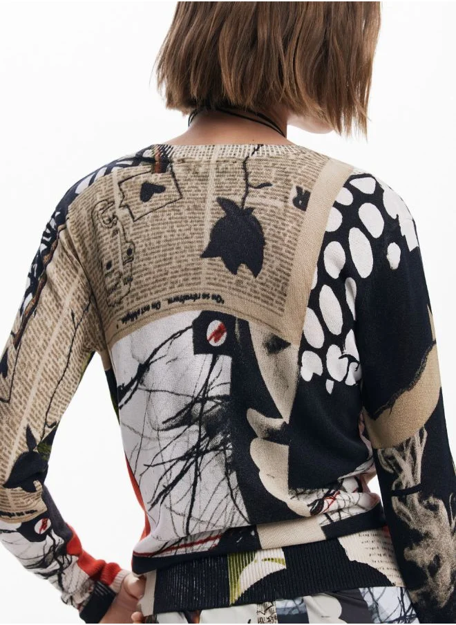 DESIGUAL Sweater Designed By Mr. Christian Lacroix