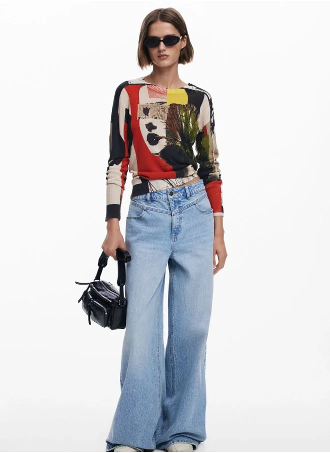 DESIGUAL Sweater Designed By Mr. Christian Lacroix