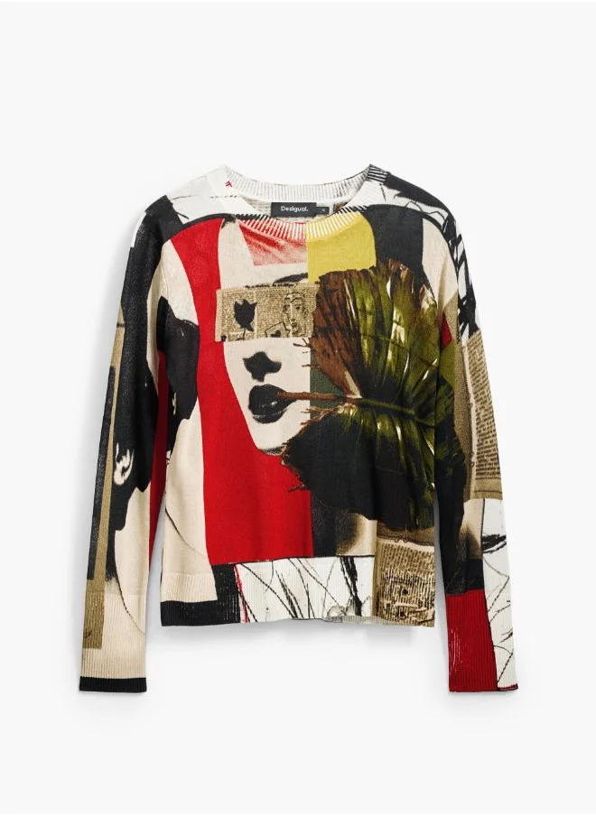 DESIGUAL Sweater Designed By Mr. Christian Lacroix