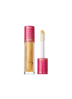 Juvia's Place Juvias Place Lip Gloss Glass Its Electric  Gold Shimmer16 oz Clear Plump Long Lasting NonSticky Luscious High ShineGlides on Richly Glossy and Smooth 