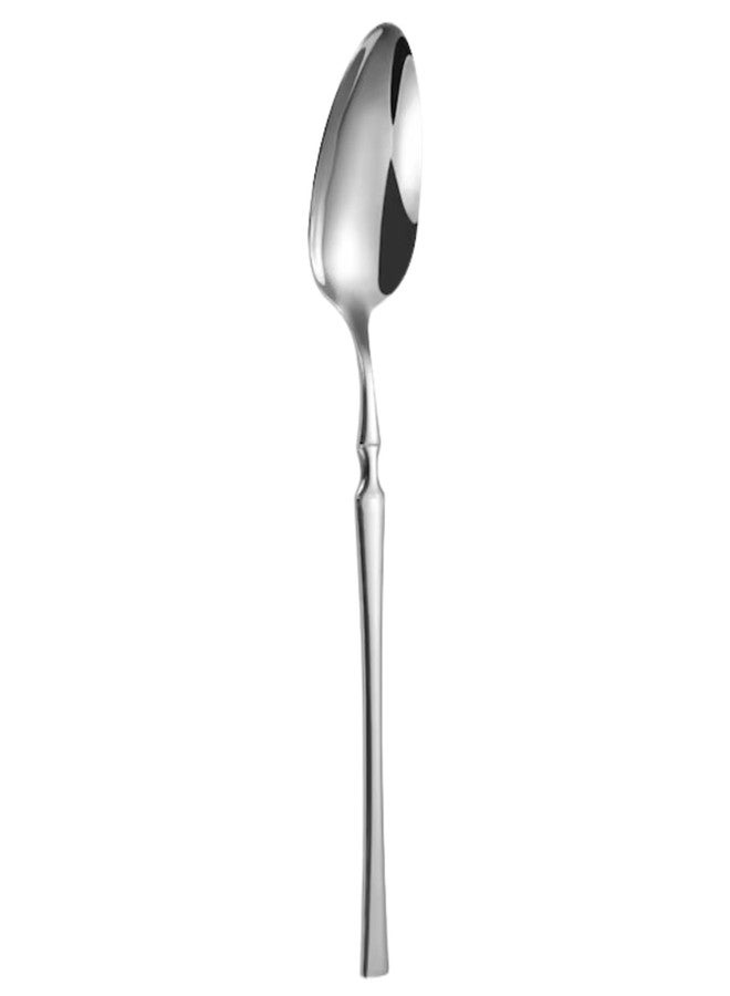 KitchEase Premium Cutlery Set (4-Piece) - Stainless Steel 2 Dinner Spoons & 2 Forks with Sleek Long Handle | Modern Flatware for Dining, Hosting & Gifting (Silver) - Image 3