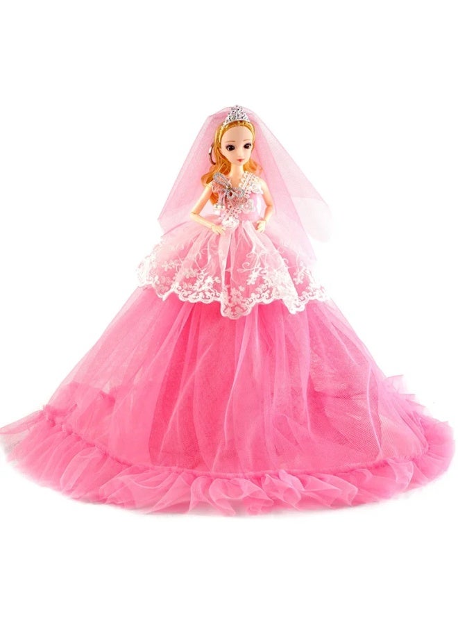 Scenery Doll Children Girls Toy Training Organization Gift Box Packaging Rubber Cartoon Doll Children Aged 4-6-Color:MHJ300 White-Height:45cm With Gift Box - Image 3