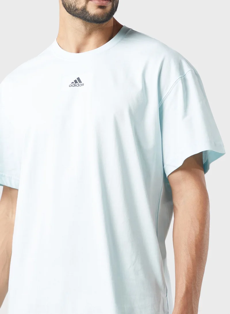 Adidas Logo  T-Shirt