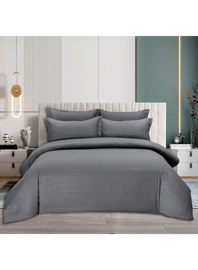 Cool Baby COOLBABY 6-Piece Luxury King Size Cotton Bedsheet - Quilt Cover Set - Image 1