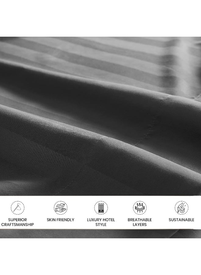 Cool Baby COOLBABY 6-Piece Luxury King Size Cotton Bedsheet - Quilt Cover Set - Image 5