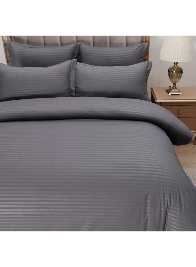 Cool Baby COOLBABY 6-Piece Luxury King Size Cotton Bedsheet - Quilt Cover Set - Image 2