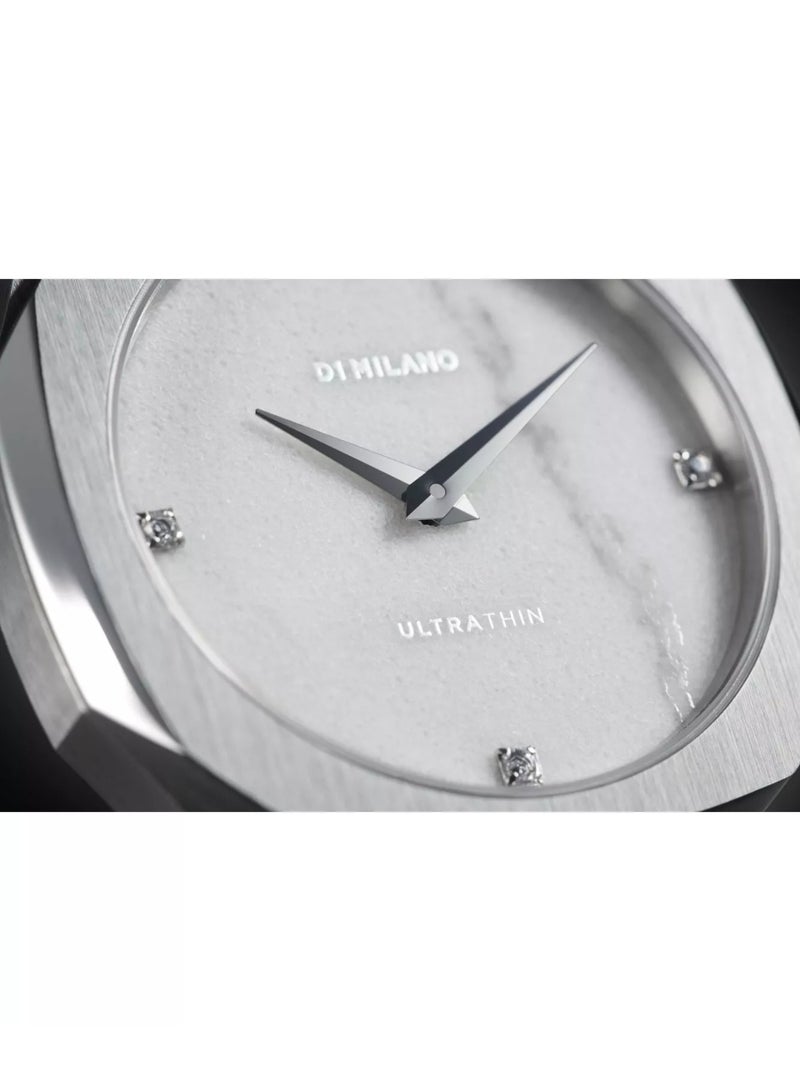 D1 Milano Ultra Thin Marble Silver ladies watch UTBL13 34mm - Image 4