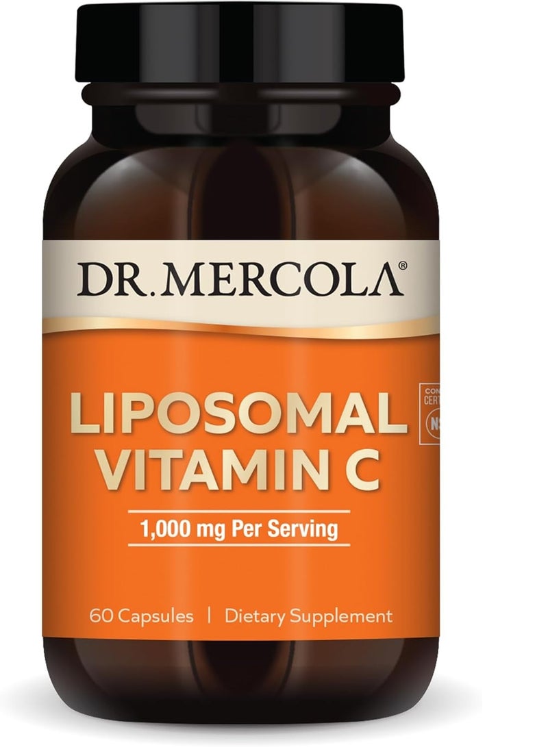 دكتور ميركولا فيتامين سي الليبوسومي - دعم الدماغ والقلب والعين والمناعة 60 كبسولة 30 حصة - Image 1