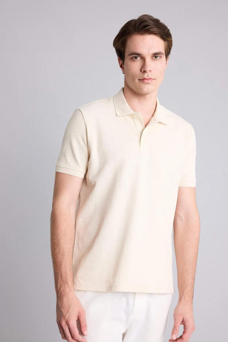 Regular Fit Short Sleeve Polo T-Shirt