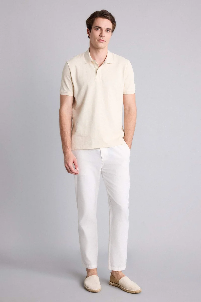 Defacto  Regular Fit Short Sleeve Polo T-Shirt for Men | Best Price UAE