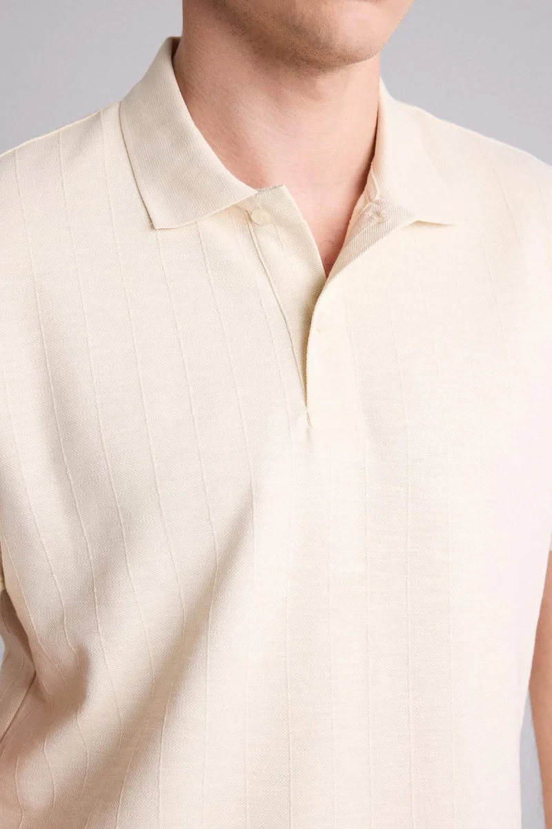 Defacto  Regular Fit Short Sleeve Polo T-Shirt for Men | Best Price UAE
