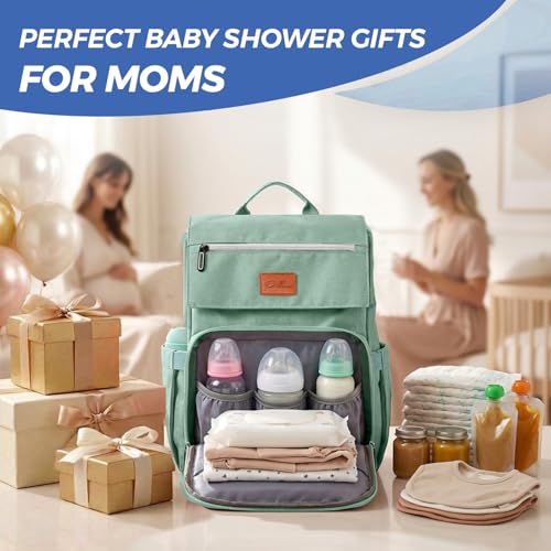 PILLANI Baby Diaper Bag Backpack Baby Bag for Boys Girls Large Waterproof Diaper Backpack Toddler Diaper Bag with Changing Pad Boy Baby Shower Gifts for Mom Newborn Stuff Baby Essentials - Image 3