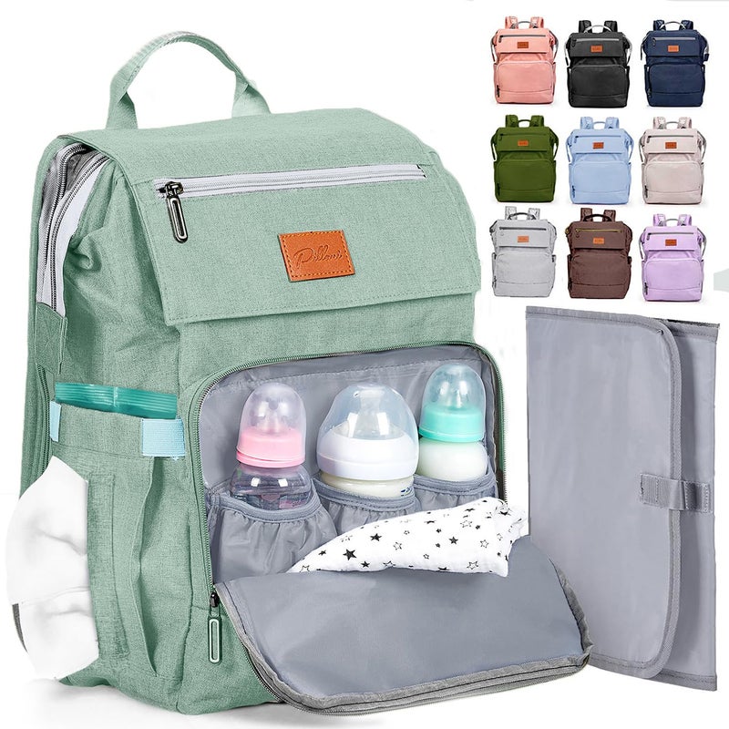 PILLANI Baby Diaper Bag Backpack Baby Bag for Boys Girls Large Waterproof Diaper Backpack Toddler Diaper Bag with Changing Pad Boy Baby Shower Gifts for Mom Newborn Stuff Baby Essentials - Image 2