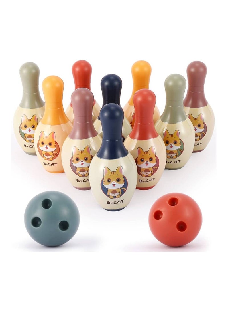 لعبة البولينج للأطفال – B-CAT 🎳   لعبة مسلية وآمنة للأطفال من عمر 3 سنوات وأكثر!    تحتوي على 6 قطع بولينج + كرتين  بتساعد على تطوير التركيز والتنسيق بين اليد والعين    تقوية المهارات الحركية بطريقة ممتعة    ألوان زاهية وشخصيات لطيفة تشجع الطفل على اللعب   مثالية للعب الفردي أو الجماعي بالبيت! - Image 1