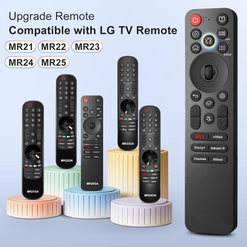 LOUTOC For LG Smart TV Remote, Magic Remote for LG TV NanoCell OLED EVO QNED QLED UHD TV, Compatible with MR21、MR22、MR23、MR24、MR25 - Image 4
