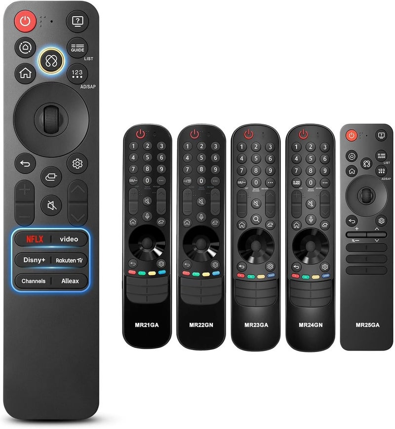 LOUTOC For LG Smart TV Remote, Magic Remote for LG TV NanoCell OLED EVO QNED QLED UHD TV, Compatible with MR21、MR22、MR23、MR24、MR25 - Image 1