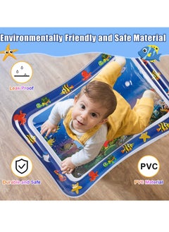 Y&D SYOSI Inflatable Tummy Time Water Mat Baby Sensory Toys Play for Early Development Playmat 0-12 Months Activity  - Image 3