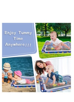 Y&D SYOSI Inflatable Tummy Time Water Mat Baby Sensory Toys Play for Early Development Playmat 0-12 Months Activity  - Image 4