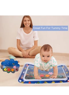 Y&D SYOSI Inflatable Tummy Time Water Mat Baby Sensory Toys Play for Early Development Playmat 0-12 Months Activity  - Image 5