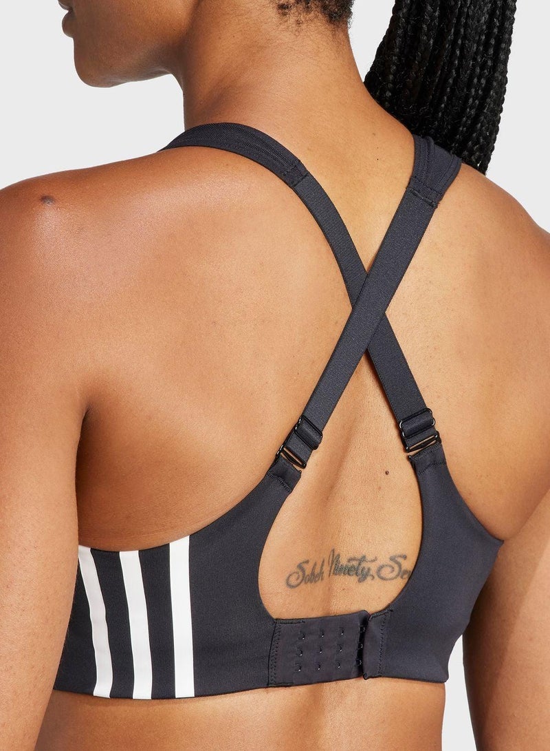 Adidas Tlrdim Hs Bra Black Training Bra 2XSB - Image 4