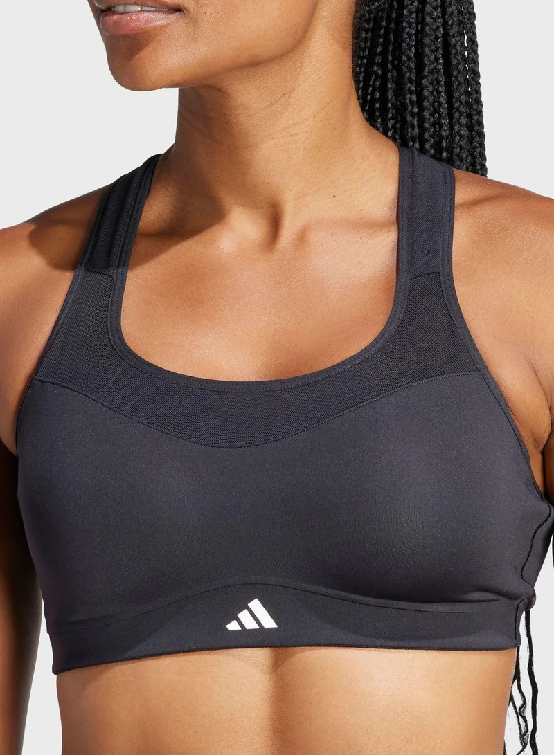 adidas حمالة صدر تدريب سوداء مقاس