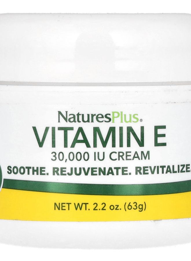 NaturesPlus Vitamin E Cream With MSM 30000 IU 2.2 oz (63 g) 