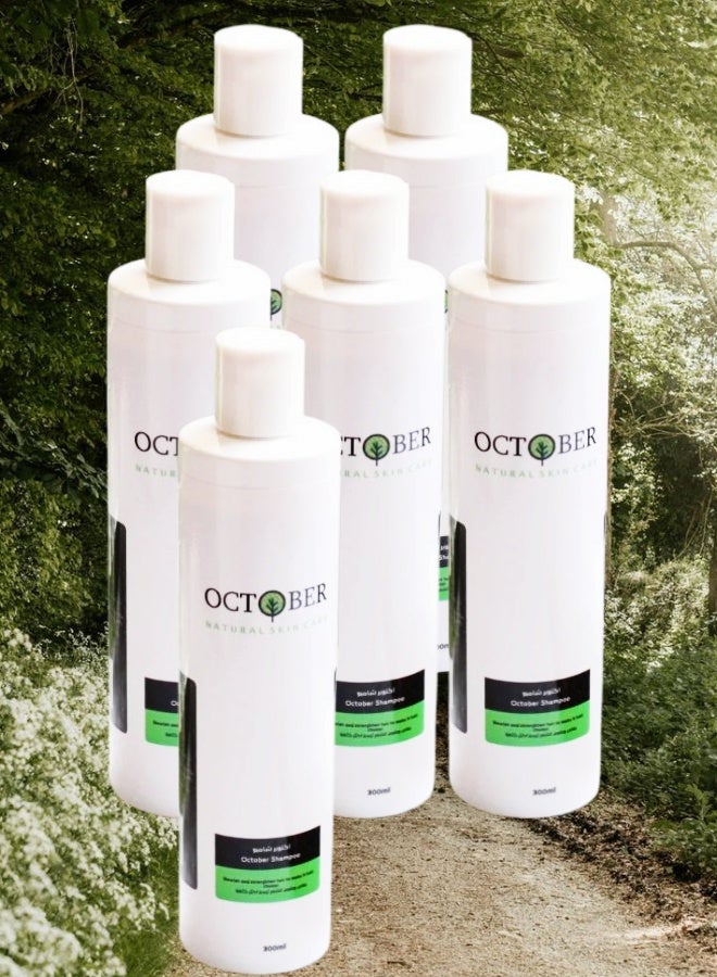 OCTOBER 6 Pieces October Shampoo 300ML - Image 1