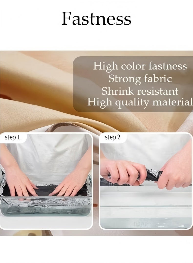 JUNYOUK 2 Pcs Private Bed Curtain At The Bottom Of The Bunk Bed, Breathable And Dustproof Single Bed Blackout Curtain, Dormitory Family Bed Curtain, Can Cover 3 Sides - Image 5