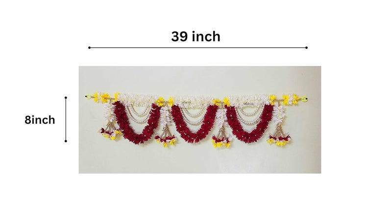 Afarza Toran for Main Door Latest Home Decoration Entrance Hanging Handmade Bandarwal Gift Item Multicolor 39 Inch - Image 4